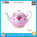 Rose Confetti White Formal Vintage Ceramic Teapot